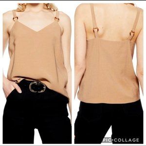 TOPSHOP "TILDA" RING CAMISOLE TANK TOP
